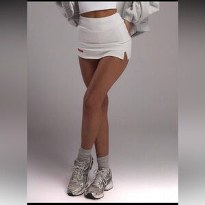 White sporty tennis skirt (size S)